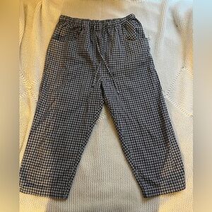 vintage gingham capris